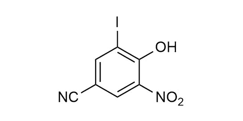 Molecular structure of Nitroxynil reference standard for LC-MS/MS and GC-MS analysis