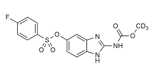 Luxabendazole-D3 molecular structure - deuterated reference standard for LC-MS/MS and GC-MS (CAS 1448346-27-7)