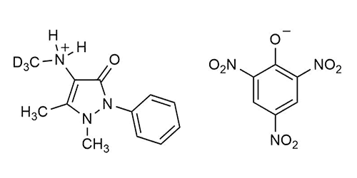 4-Methylaminoantipyrine-D<sub>3</sub> picrate  <br>MAA-D<sub>3</sub> picrate