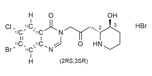 Halofuginone-<sup>13</sup>C<sub>6</sub>-HBr