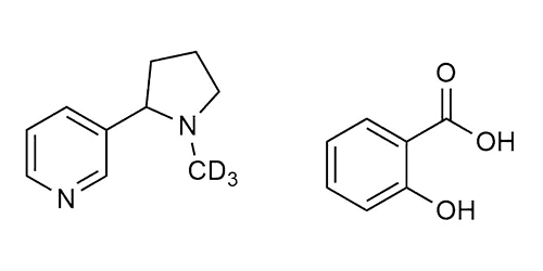 (±)-Nicotine-<sub>3</sub> salicylate