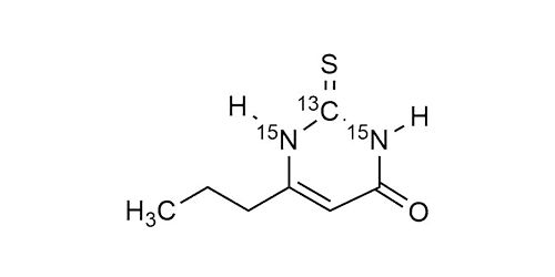 6-Propyl-2-thiouracil-<sup>13</sup>C,<sup>15</sup>N<sub>2</sub>