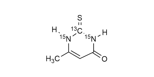 6-Methyl-2-thiouracil-<sup>13</sup>C,<sup>15</sup>N<sub>2</sub>