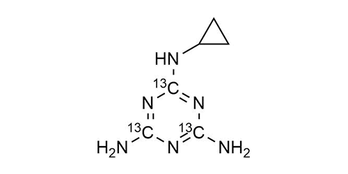 Cyromazin-<sup>13</sup>C<sub>3</sub>