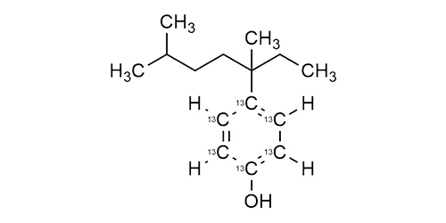 4-(3,6-Dimethyl-3-heptyl)phenol-<sup>13</sup>C<sub>6</sub>