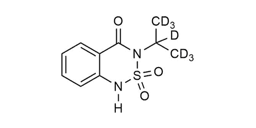 Bentazon-D7 reference standard molecular structure for LC-MS/MS and GC-MS calibration