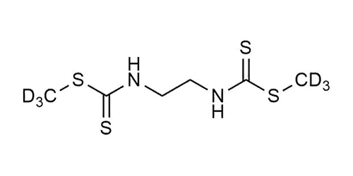 EBDC Dimethyl D6 molecular structure reference standard for LC-MS/MS and GC-MS analysis