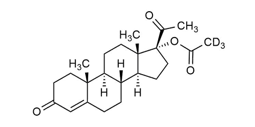 17α-Acetoxyprogesterone-D<sub>3</sub>