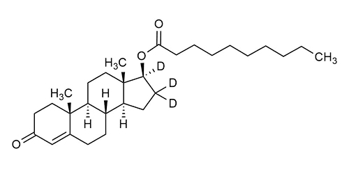 Testosterone-16,16,17-D<sub>3</sub>-decanoate