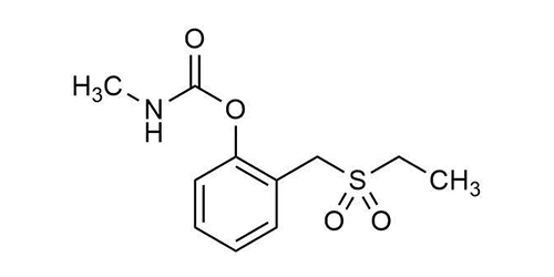 Ethiofencarb sulfone reference standard molecular structure (CAS 53380-23-7)