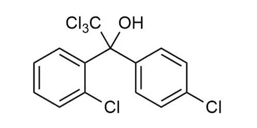 o p Dicofol reference standard molecular structure CAS 10606-46-9