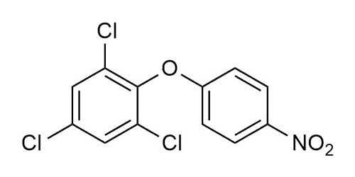 Chlornitrofen reference standard molecular structure for LC-MS/MS and GC-MS