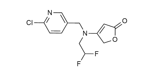 Flupyradifurone reference standard molecular structure (CAS 951659-40-8)