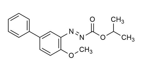 Bifenazate diazene reference standard molecular structure for LC-MS/MS and GC-MS