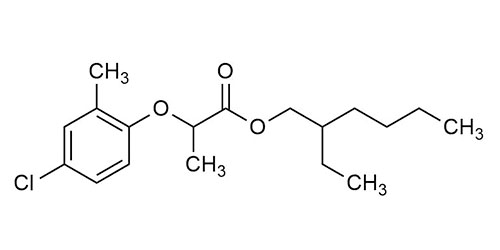 Mecoprop 2-ethylhexylester reference standard molecular structure CAS 71526-69-7
