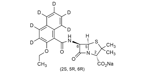 Nafcillin-D<sub>6</sub> sodium salt