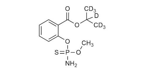 Isocarbofos D7 molecular structure reference standard for LC-MS/MS and GC-MS