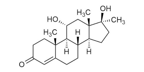 11α,17β-Dihydroxy-17α-methyl-androst-4-en-3-one