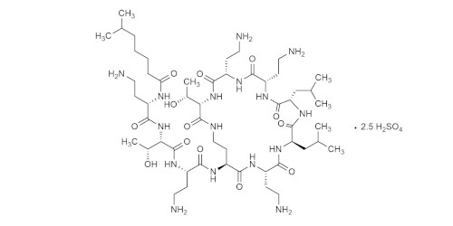 Colistin B sulfate  <br>Polymyxin E2 sulfate