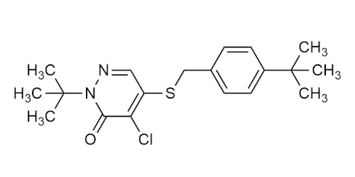Pyridaben CAS 96489-71-3 molecular structure reference standard for LC-MS/MS and GC-MS