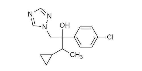 Cyproconazole reference standard molecular structure for LC-MS/MS and GC-MS analysis