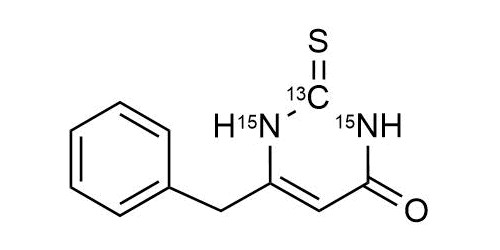 6-Benzyl-2-thiouracil-<sup>13</sup>C,<sup>15</sup>N<sub>2</sub>