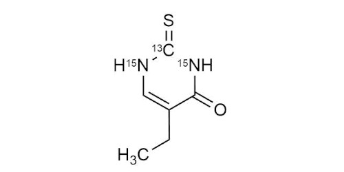 5-Ethyl-2-thiouracil-<sup>13</sup>C,<sup>15</sup>N<sub>2</sub>