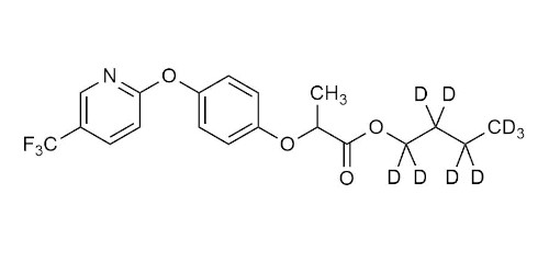Fluazifop butyl D9 molecular structure reference standard for LC-MS/MS and GC-MS