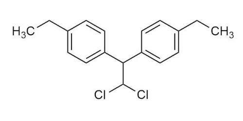 P,p'-Perthane reference standard molecular structure for GC-MS and LC-MS/MS calibration
