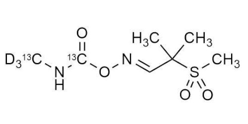Aldicarb-(N-methyl-<sup>13</sup>C,D<sub>3</sub>-carbamoyl-<sup>13</sup>C)-sulfone