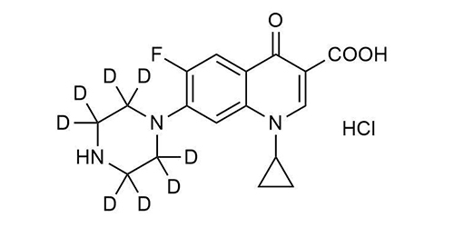 Ciprofloxacin-D<sub>8</sub> hydrochloride