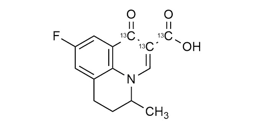 Flumequine-<sup>13</sup>C<sub>3</sub>