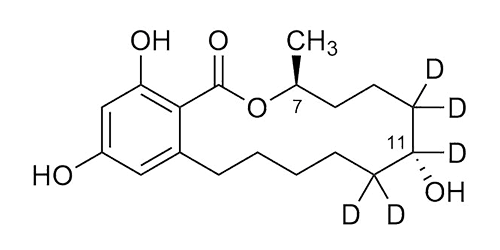 Zeranol-D<sub>5</sub> <br>(α-Zearalanol-D<sub>5</sub>)