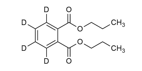 Di-n-propyl phthalate-D4 reference standard molecular structure, CAS 358731-29-0