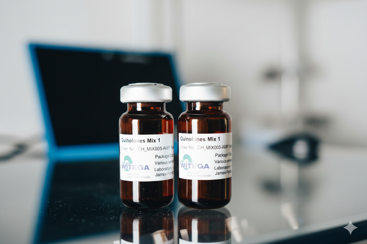 Quinolones Mix 1 analytical standard mixture in vial