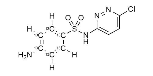 Sulfachloropyridazine-<sup>13</sup>C<sub>6</sub>