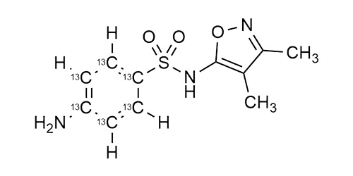 Sulfisoxazole-<sup>13</sup>C<sub>6</sub>  Sulfafurazole-<sup>13</sup>C<sub>6</sub>