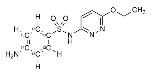 Sulfaethoxypyridazine-<sup>13</sup>C<sub>6</sub>