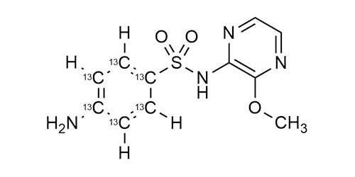 Sulfalene-<SUP>13</SUP>C<SUB>6</SUB> Sulfamethoxypyrazine-<SUP>13</SUP>C<SUB>6</SUB>