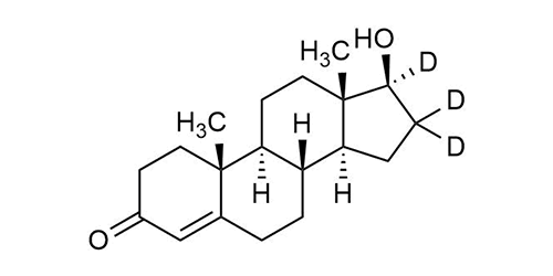 Testosterone-16,16,17-D<sub>3</sub> ISO 17034 Reference Material