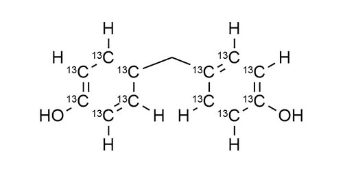 Bisphenol-F-<sup>13</sup>C<sub>12</sub>