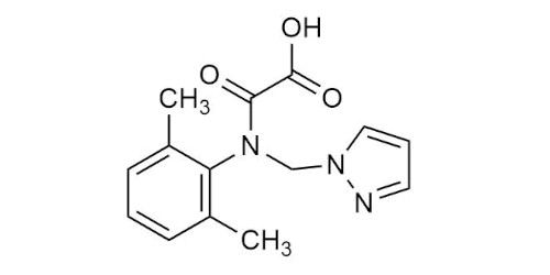Metazachlor-OA Metazachlor-Oxalamic Acid reference standard molecular structure for LC-MS/MS and GC-MS calibration