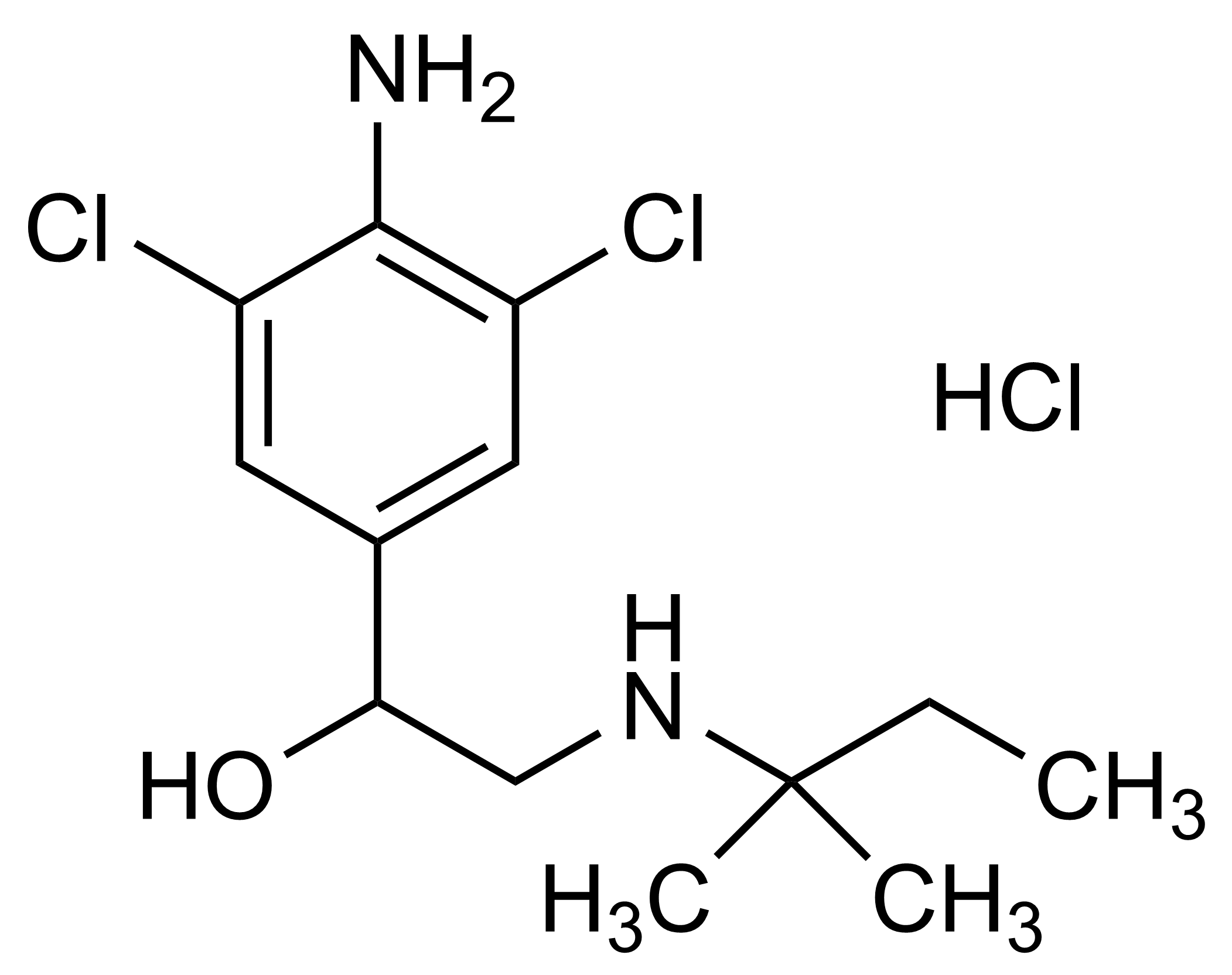Clenpenterol hydrochloride Reference Standard Image Clenpenterol hydrochloride reference standard for LC-MS/MS and GC-MS quantification