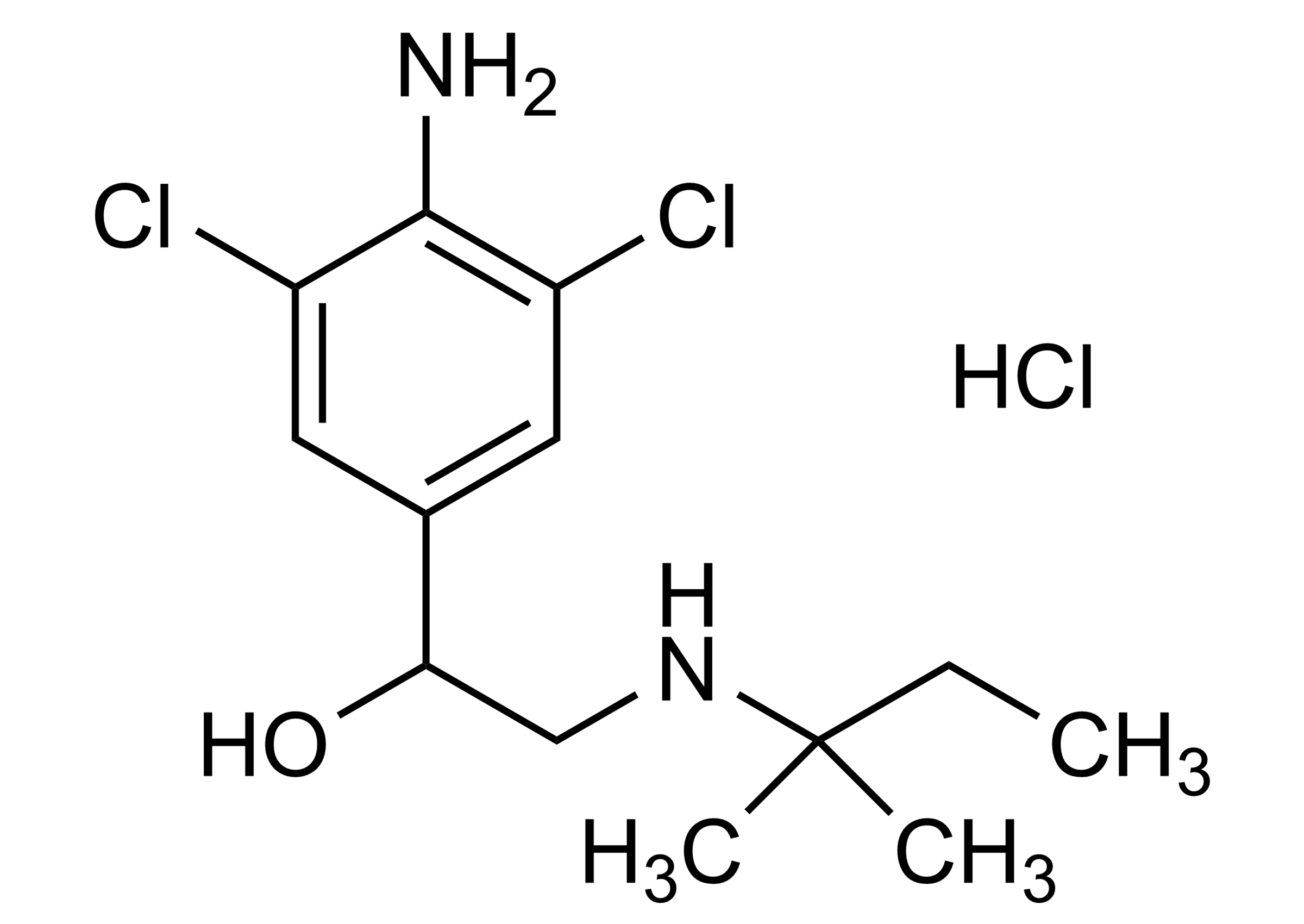 Clenpenterol hydrochloride reference standard for LC-MS/MS and GC-MS quantification