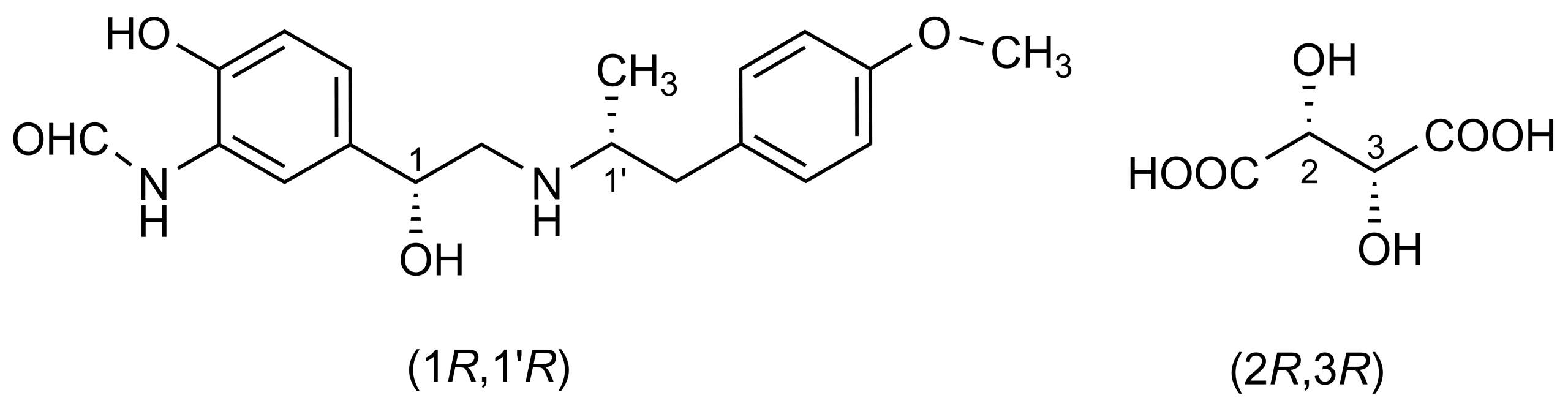 R,R-Formoterol tartrate Arformoterol tartrate reference standard - CAS 200815-49-2 R,R-Formoterol tartrate Arformoterol tartrate reference standard molecular structure - CAS 200815-49-2