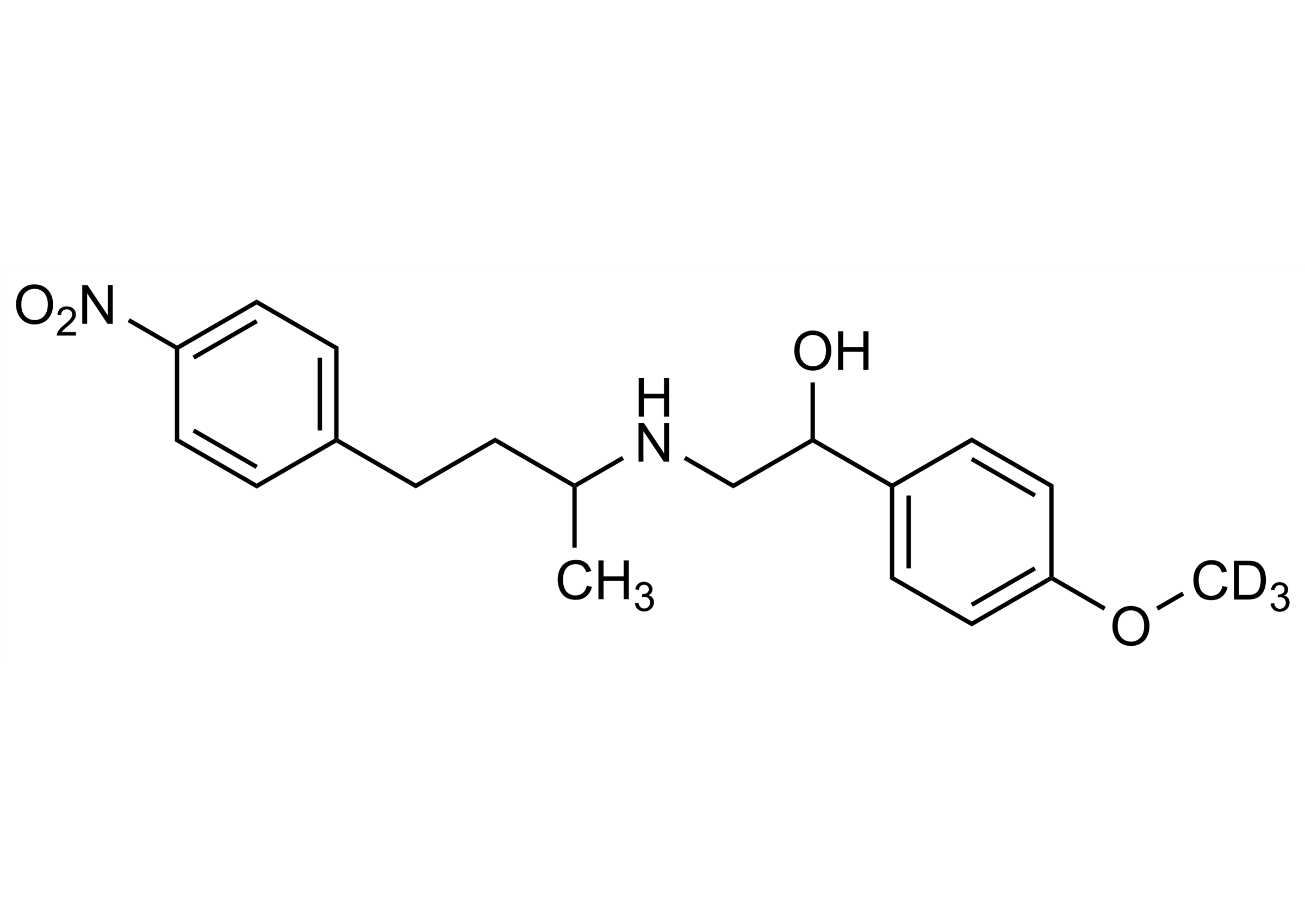 Phenylethanolamine A-D3 Reference Standard Molecular Structure Phenylethanolamine A-D3 molecular structure reference standard for LC-MS/MS and GC-MS quantification