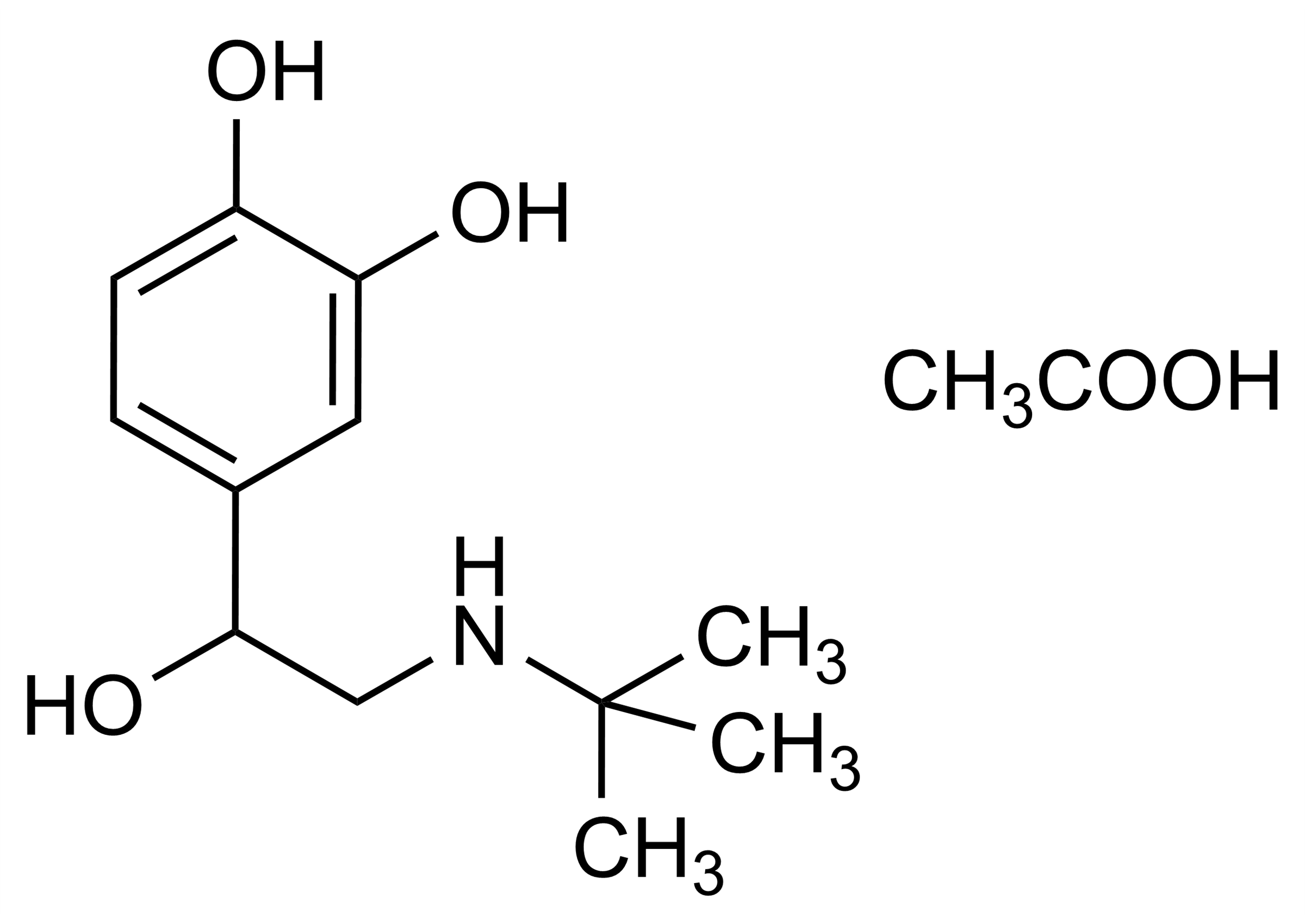 Colterol acetate Reference Standard Image - WITEGA Colterol acetate reference standard for LC-MS/MS and GC-MS quantification