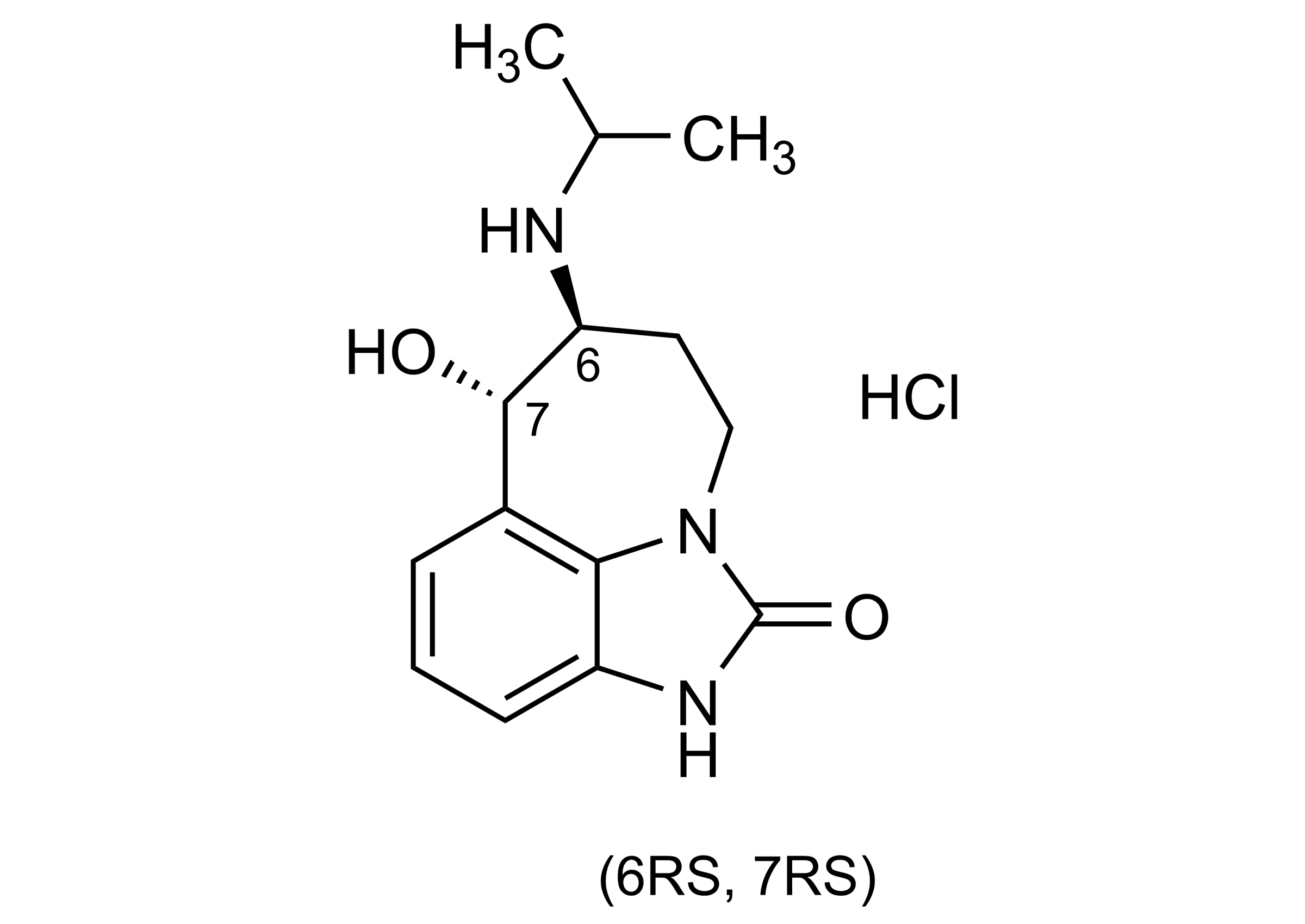 Zilpaterol hydrochloride mixture of enantiomers Reference Standard - Molecular Structure Zilpaterol hydrochloride mixture of enantiomers reference standard molecular structure for LC-MS/MS and GC-MS calibration