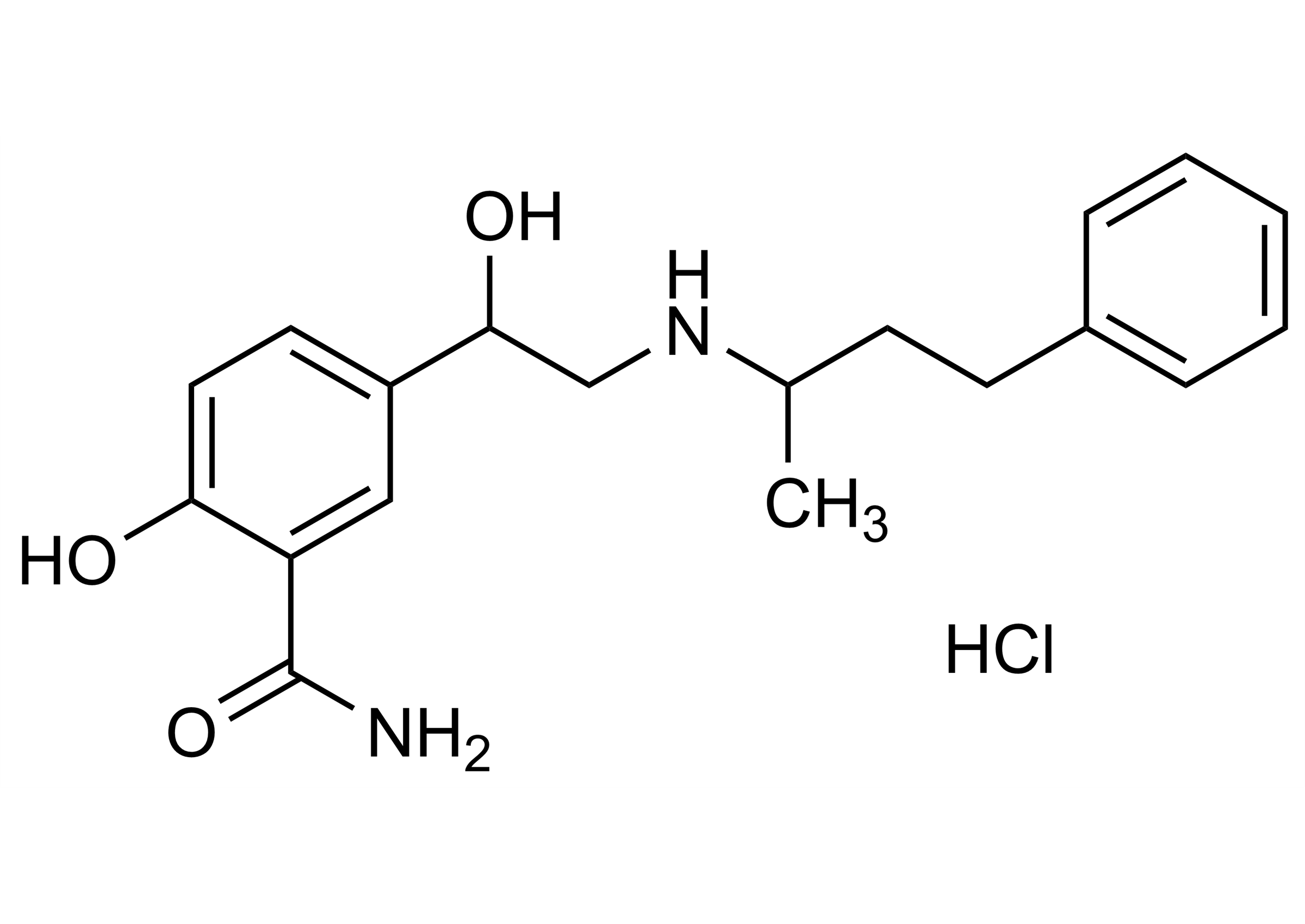 Labetalol hydrochloride reference standard molecular structure CAS 32780-64-6 - WITEGA Laboratorien Berlin-Adlershof GmbH