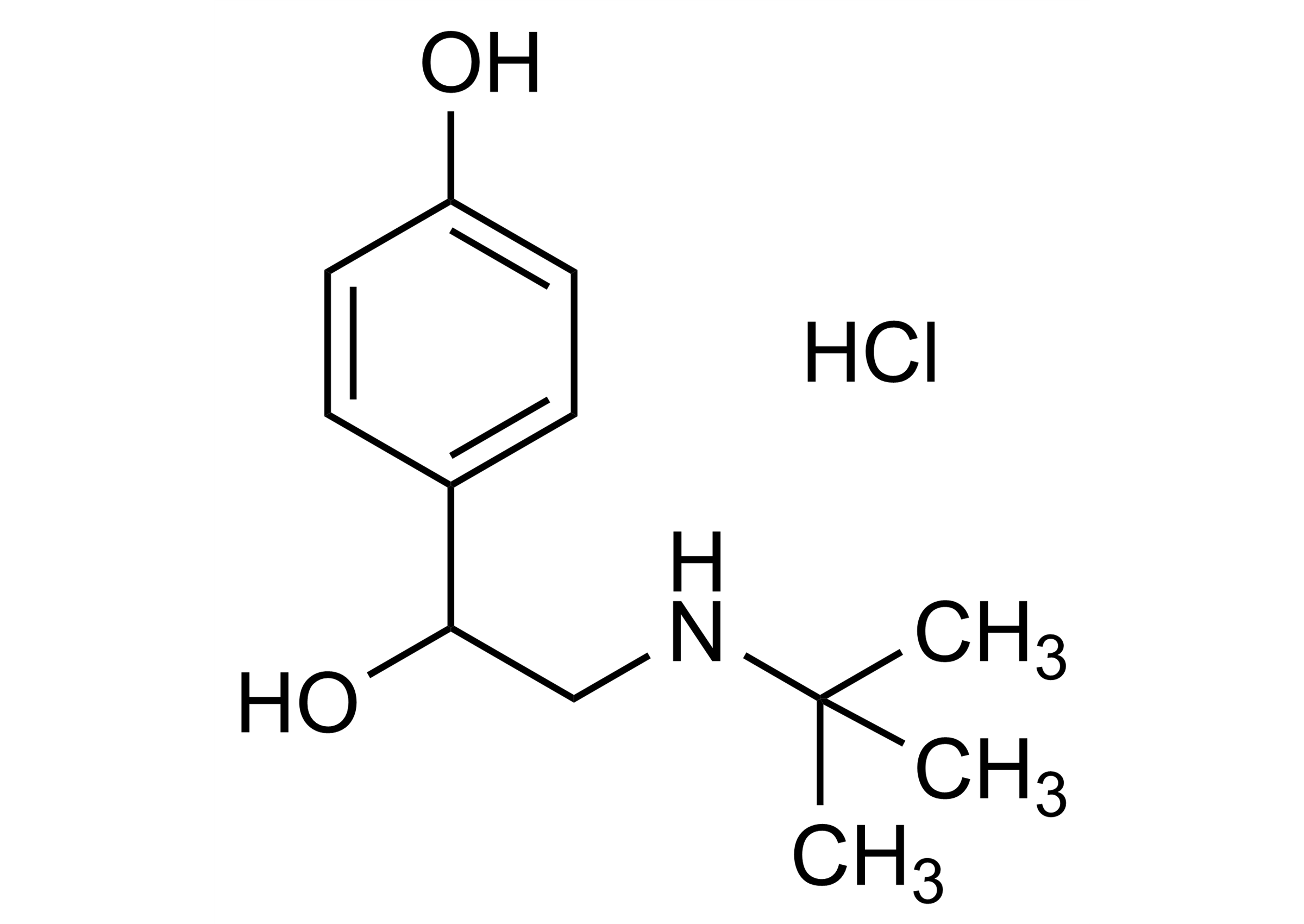 Buctopamine hydrochloride reference standard structure (CAS 112337-52-7) Buctopamine hydrochloride molecular structure reference standard (CAS 112337-52-7)